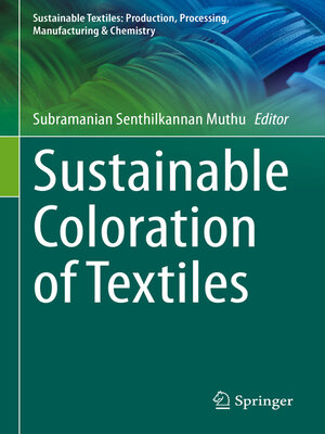 cover image of Sustainable Coloration of Textiles